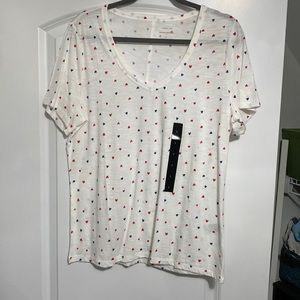 Banana Republic Malibu short sleeve v neck tee size L